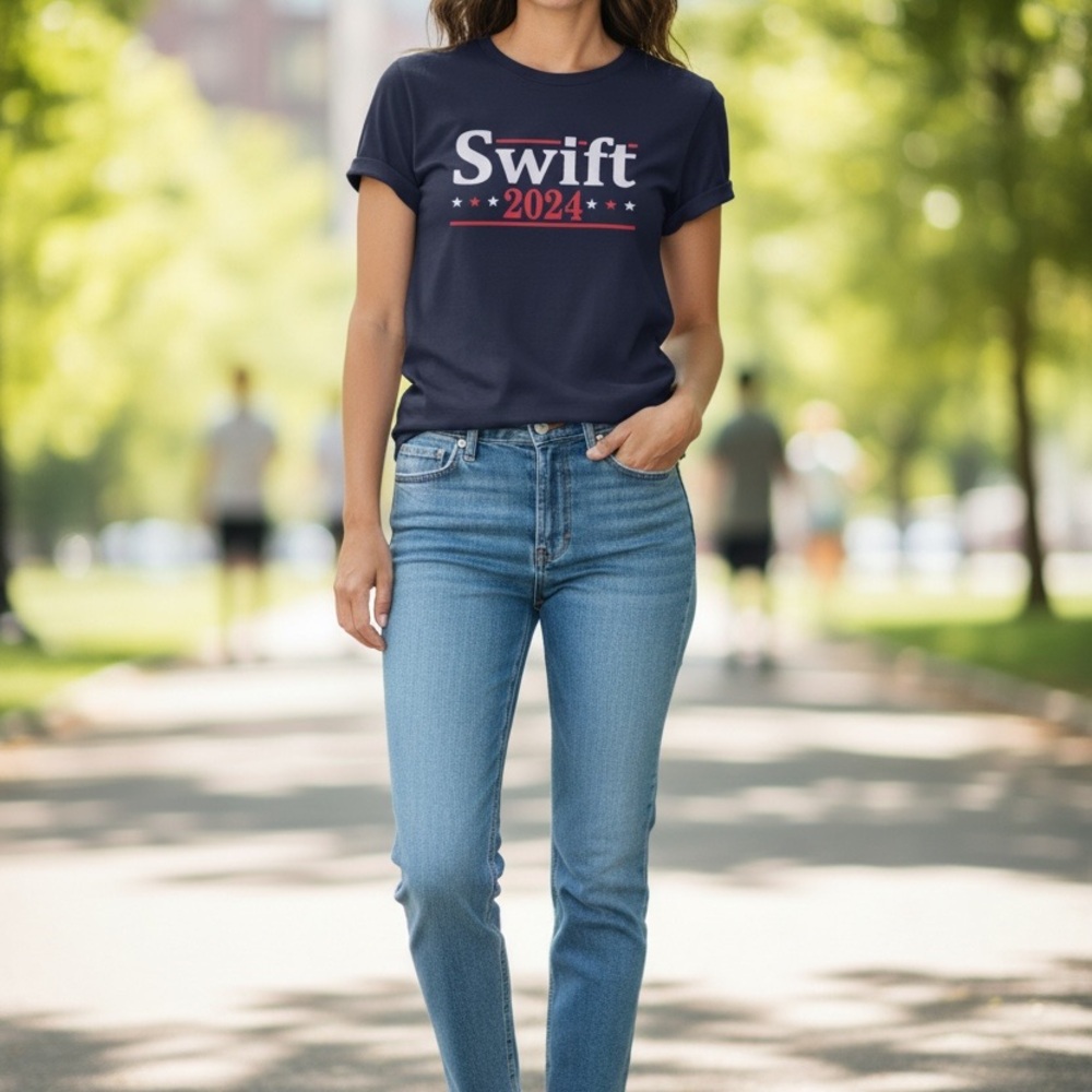 3/$25 Taylor Swift 2024 Election t-shirt Swifties Casual - Picture 4 of 5